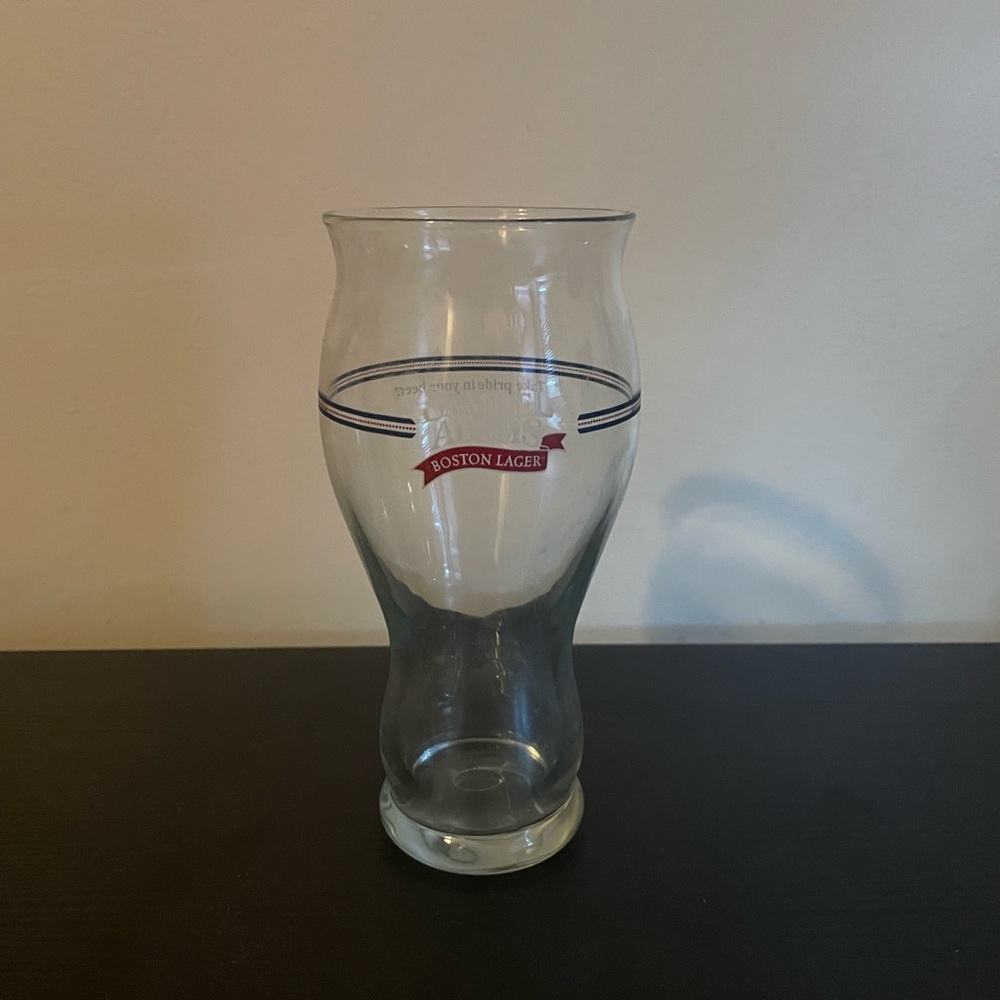 Sam adams vintage beer glass